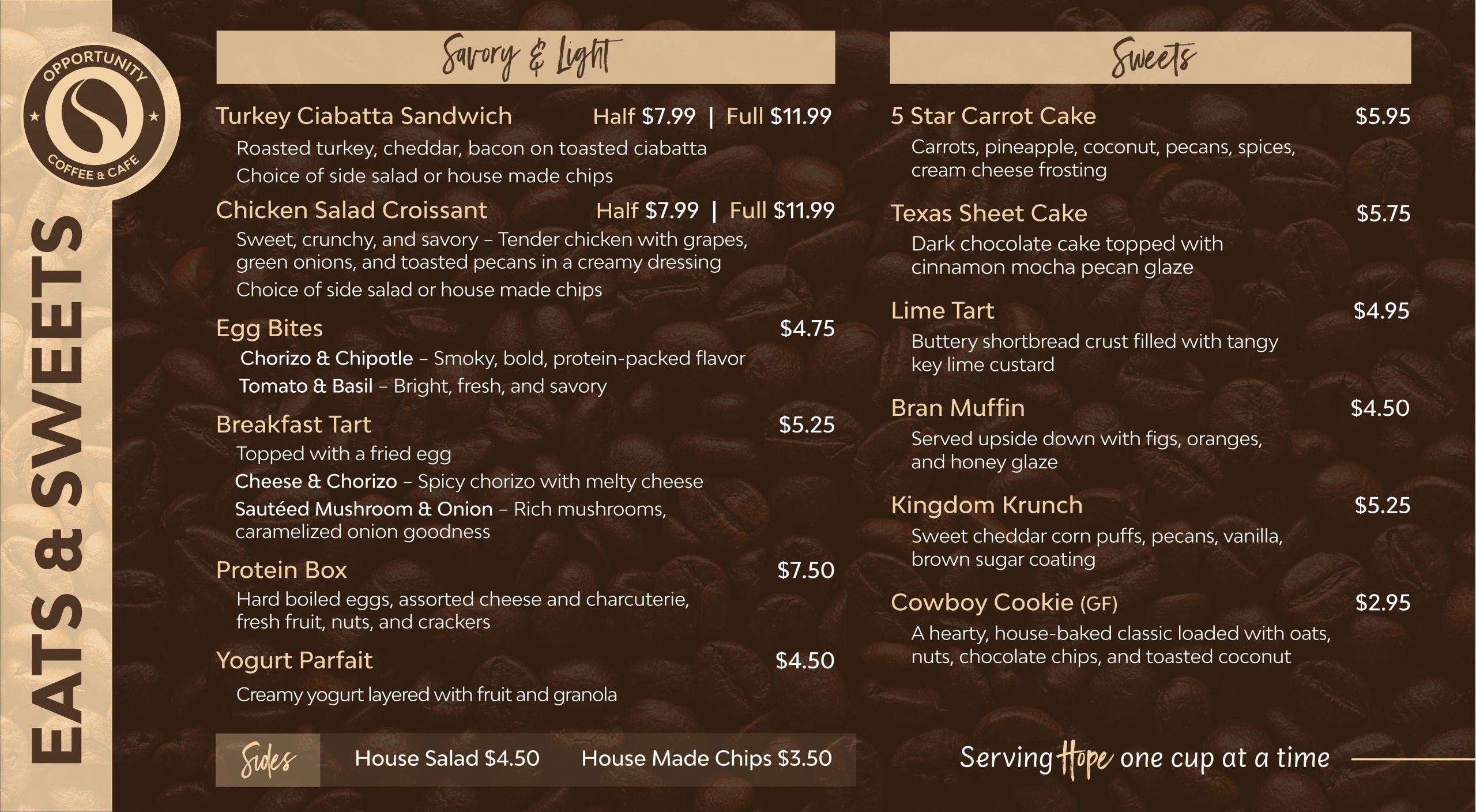 OCC - FOOD Menu 2