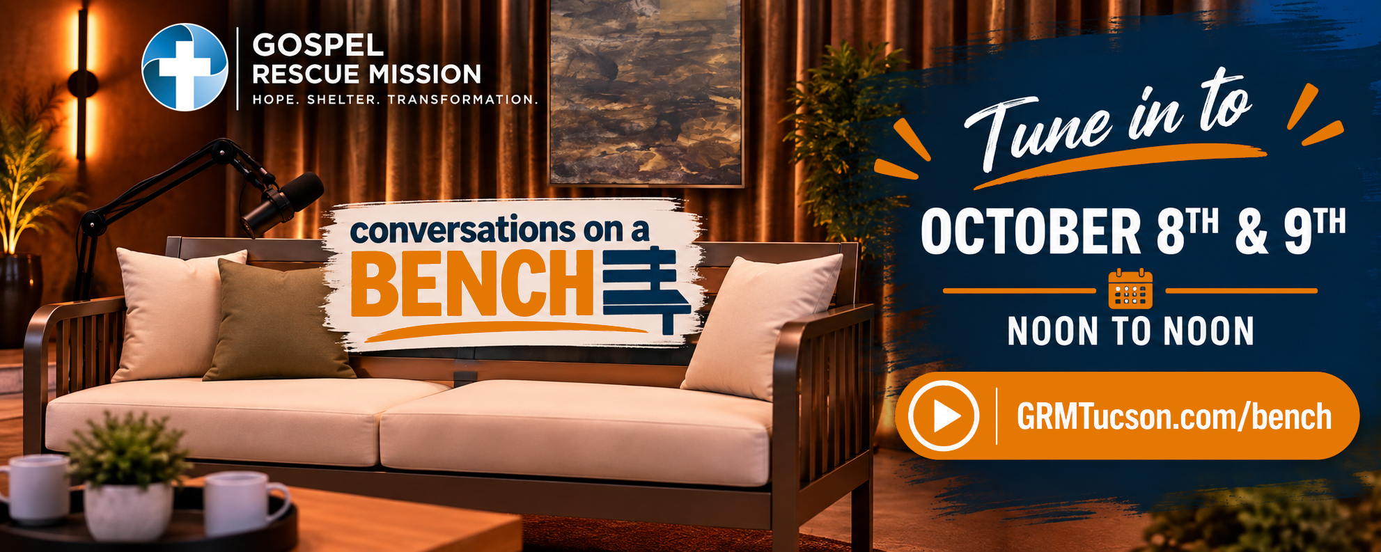 Conversations on a Bench 2026 – Watch Live